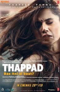 Thappad (2020) Bangla Subtitle – থাপ্পড়